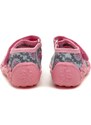 Vi-GGa-Mi růžové dětské plátěné sandálky BIANKA