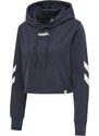 Hummel ikina s kapucí Huel LEGACY WOAN CROPPED HOODIE 212561-7429