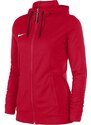 Mikina kapucí Nike WOMEN S TEAM BASKETBA HOODIE FU ZIP -UNI RED nt0214-657