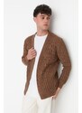 Trendyol Mink Regular Fit Cardigan