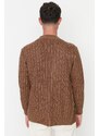 Trendyol Mink Regular Fit Cardigan