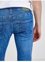 Modré pánské slim fit džíny Pepe Jeans Cash - Pánské