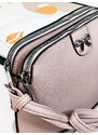 Webmoda Fialová dámská kabelka s mašlí a řemínkem