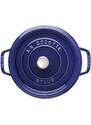 Staub Cocotte hrnec kulatý 24 cm/3,8 l tmavě modrý, 1102491