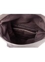Jennifer Jones Dámský batoh Roll Top Canvas světle šedý 4567