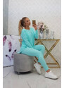 Kesi Set s oversize halenkou mint