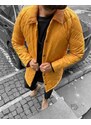 Fashionformen Elegantní pánská přechodná bunda žlutá DJP90