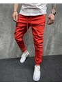 Fashionformen Červené pánské jogger džíny 2Y Premium Stone