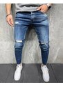 Fashionformen Roztrhané pánské modré džíny 2Y Premium Again