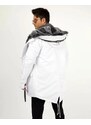Fashionformen Stylová pánská zimní bunda parka bílá OJ Legend