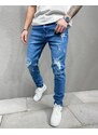 Fashionformen Roztrhané modré pánské džíny 2Y Premium Twitch