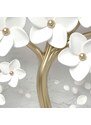 Malvis 3D tapeta Strom s bílými květy