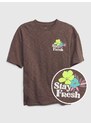GAP Dětské tričko s potiskem Stay Fresh - Kluci