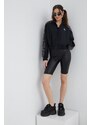 Bunda adidas Originals dámská, černá barva, přechodná, oversize, HT5987-BLACK