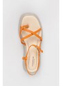 Kožené sandály Vagabond Shoemakers Courtney dámské, oranžová barva
