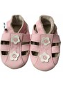HOPI HOP NEW kožené capáčky - sandálky - růžové