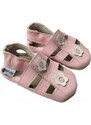HOPI HOP NEW kožené capáčky - sandálky - růžové