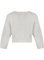 Trendyol Stone Crop Feather Knitwear Cardigan