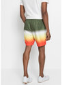 bonprix Plážové šortky s přechodem barev, z recyklovaného polyesteru Zelená