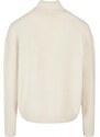 Pánský svetr Urban Classics Oversized Roll Neck Sweater - bílý