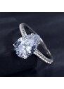 Royal Fashion stříbrný rhodiovaný prsten Broušená kapka HA-JZ1406-SILVER