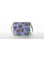 Romantická dámská společenská kabelka Oilily flower, fialová