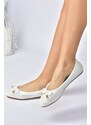 Fox Shoes White Women's Daily Flat Flats