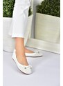Fox Shoes White Women's Daily Flat Flats