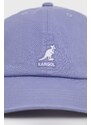 Bavlněná čepice Kangol fialová barva, hladká, K5165HT.IL525-IL525