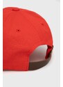 Bavlněná čepice Kangol červená barva, s aplikací, K5165HT.CG637-CG637