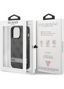 Ochranný kryt pro iPhone 13 Pro - Guess, 4G Stripe Back Gray