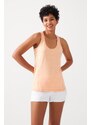 LOS OJOS Salmon Tank Top Crew Neck Athletic Singlet