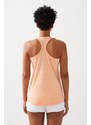 LOS OJOS Salmon Tank Top Crew Neck Athletic Singlet