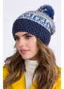 Eterno Woman's Hat E.16.024.12-2 Navy Blue
