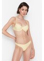 Trendyol Yellow Basic Bikini Bottom