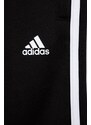 Dětské tepláky adidas H65796 černá barva, s aplikací