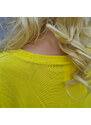 Dolce Moda Dámské volné tričko/šaty s motivem 0136 - žluté