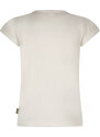 B-nosy Dívčí tričko krémově bílé s výšivkou