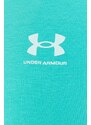 Mikina Under Armour 1369853 dámská, zelená barva, s potiskem