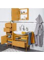 Hořčicově žlutá lakovaná koupelnová skříňka Tom Tailor Color Bath 100 x 40 cm
