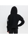 Converse chuck patch cropped hoodie BLACK