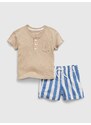 GAP Baby set tričko a pruhované kraťasy - Kluci