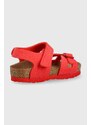 Dětské sandály Birkenstock červená barva