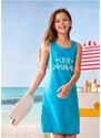 bonprix Dívčí žerzejové šaty (2 ks v balení) Modrá