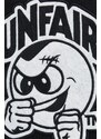 Bavlněná mikina Unfair Athletics pánská, černá barva, s aplikací