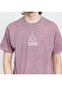 Pánské tričko HUF X Pleasures Dyed Tee Purple