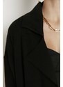 Trendyol Black Pocket Detailed Knitwear Cardigan