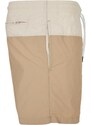 Pánské koupací kraťasy Urban Classics Block Swim Shorts - unionbeige/softseagrass