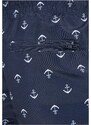 URBAN CLASSICS Boys Pattern Swim Shorts - anchor/navy