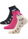 PIKI nízké barevné ponožky Boma - MIX 72